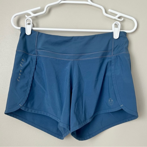 Free Fly Apparel Pants - Free Fly Women’s Blue Athletic Running Shorts Size Small